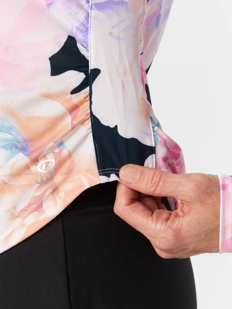 Sofibella Womens Flora Lux Half Zip Long Sleeve