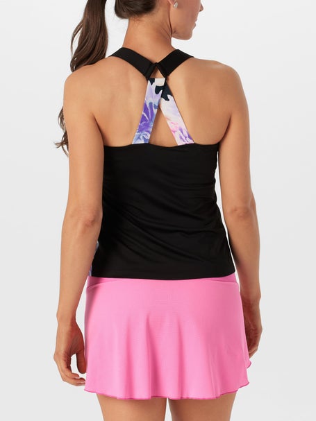 Sofibella Womens Flora Lux Racerback Tank