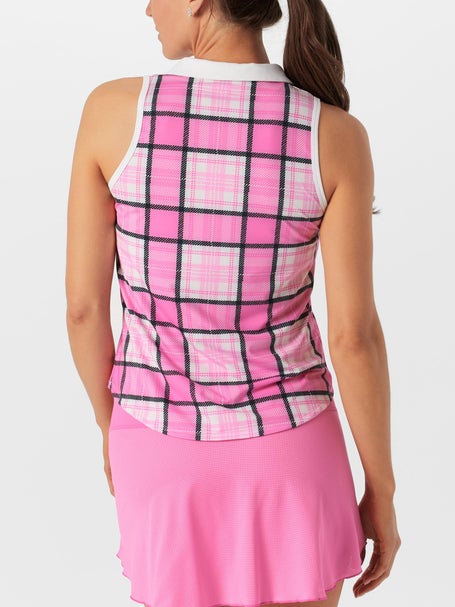 Sofibella Womens Flora Lux Sleeveless Polo