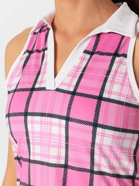 Sofibella Womens Flora Lux Sleeveless Polo