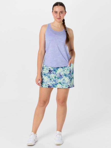 Skechers Womens Gowalk Seascape Floral Skirt - Blue