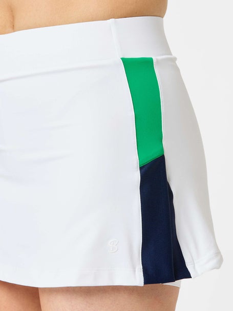 Sofibella Womens Green Spirit Side Slit Skirt