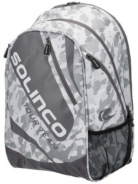 Solinco White Camo Backpack Bag