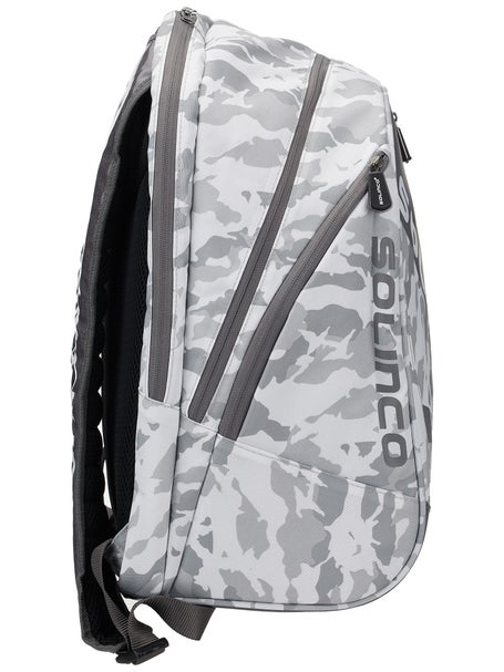 Solinco White Camo Backpack Bag