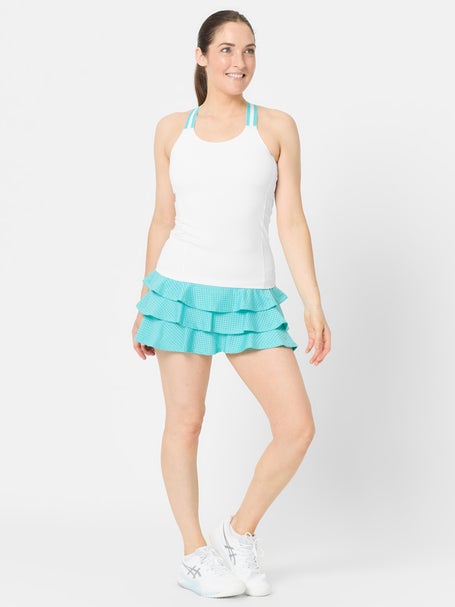 Sofibella Womens Isla Bonita Ruffle Skirt