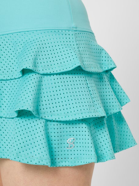 Sofibella Womens Isla Bonita Ruffle Skirt