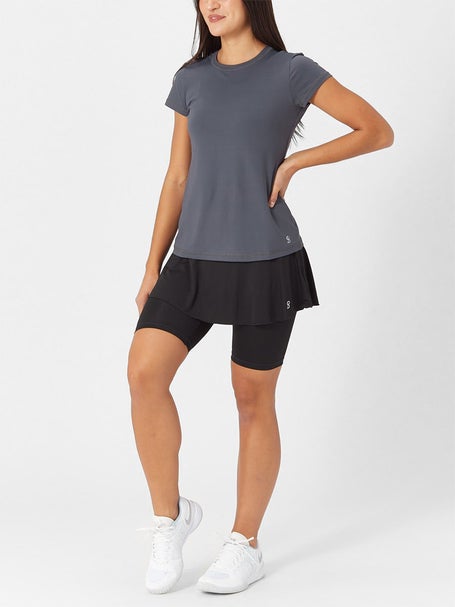 Sofibella Womens UV Jan Bermuda Skirt - Black