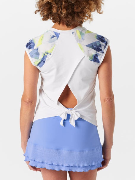 Sofibella Womens Kaleidoscope Raglan Cap Sleeve