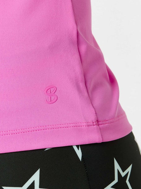 Sofibella Womens Pinkology Icon Racer Tank