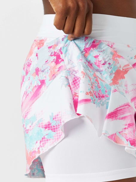 Sofibella Womens UV Print Skirt - Net Rose