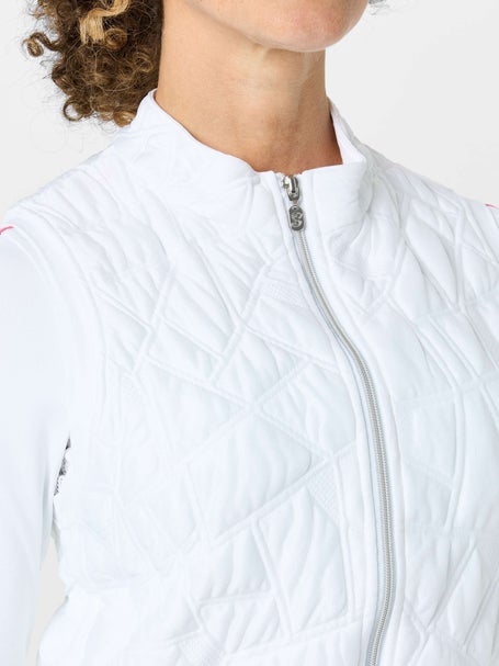 Sofibella Womens Core Quilt Vest - White