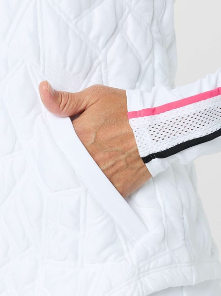 Sofibella Womens Core Quilt Vest - White