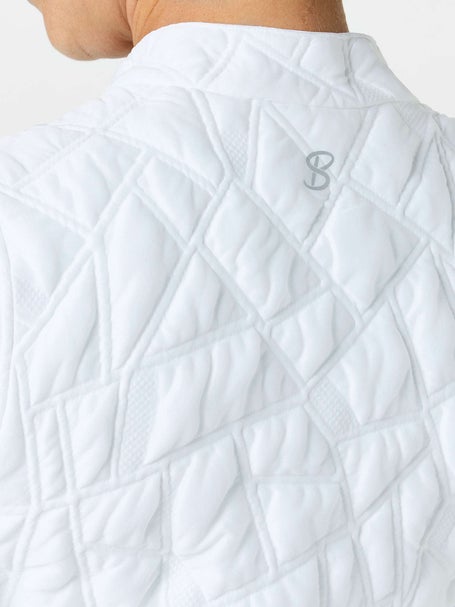Sofibella Womens Core Quilt Vest - White