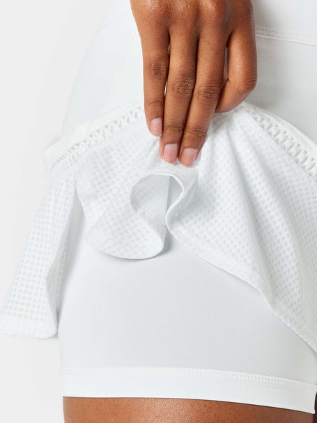 Sofibella Womens Tres Blanc Flounce Skirt