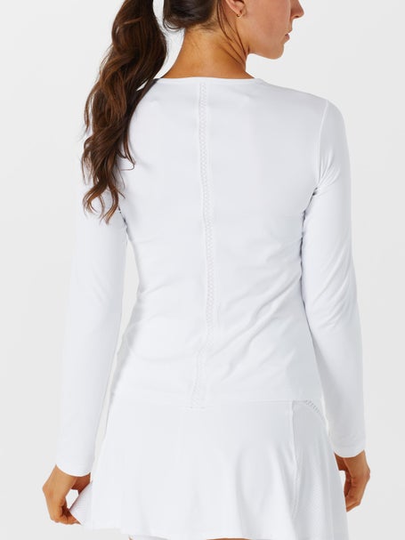 Sofibella Womens Tres Blanc Long Sleeve