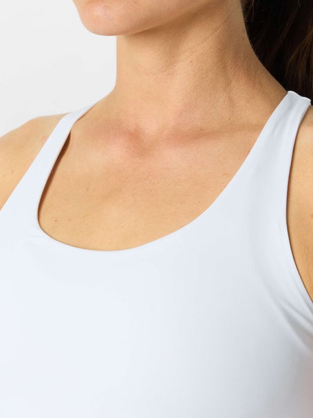 Sofibella Womens UV Racerback Tank - White