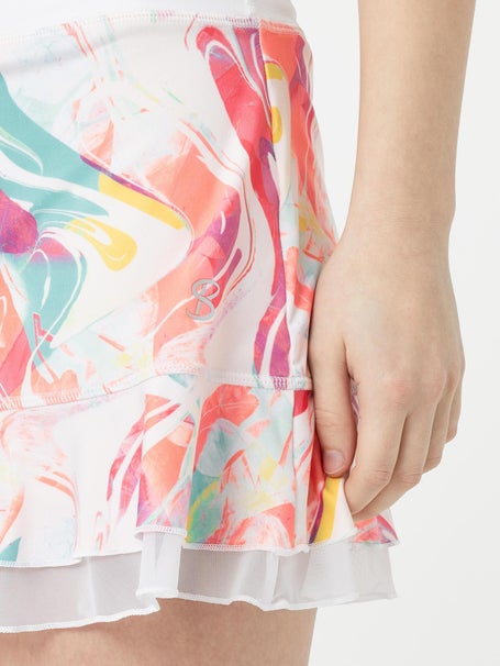 Sofibella Womens 13 UV Print Skirt - Fruity Marble