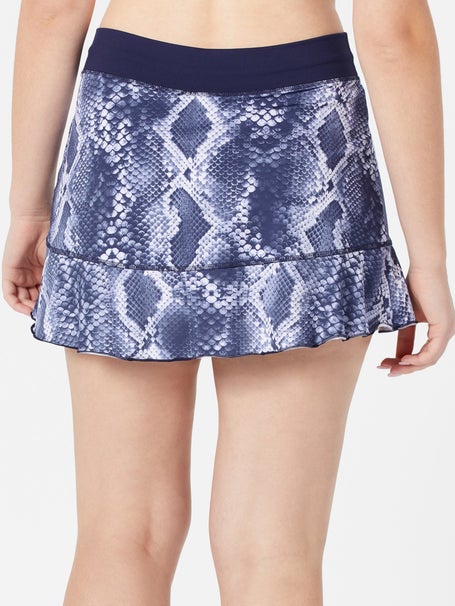 Sofibella Womens UV Print Skirt - Navy Anaconda