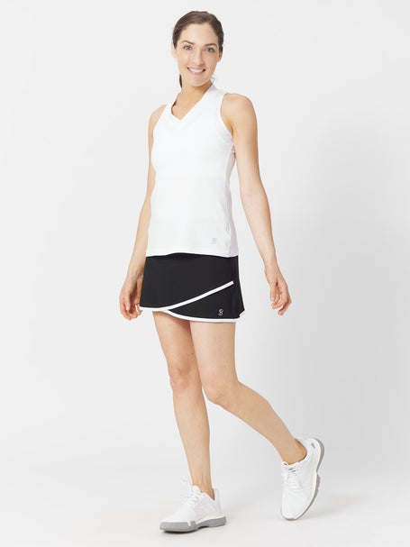 Sofibella Womens UV 14 Border Skirt - Black