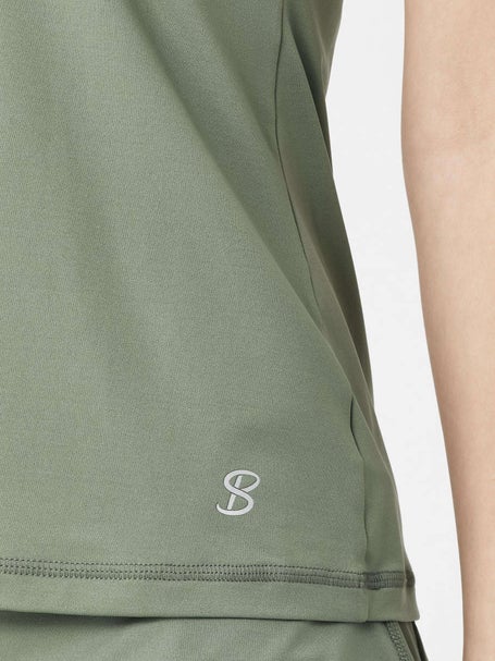 Sofibella Womens UV Racer Tank - Army