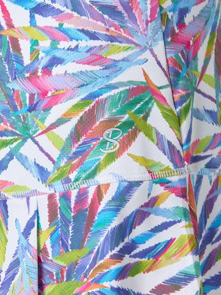 Sofibella Womens UV Print Skirt - Amazonia Leaves