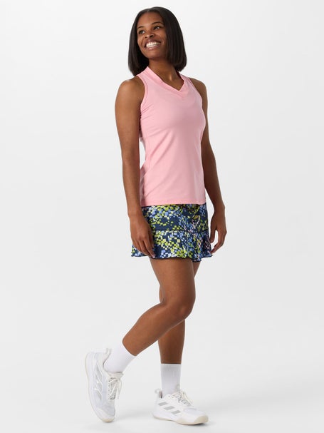 Sofibella Womens UV Print Skirt - Mixed Pixels