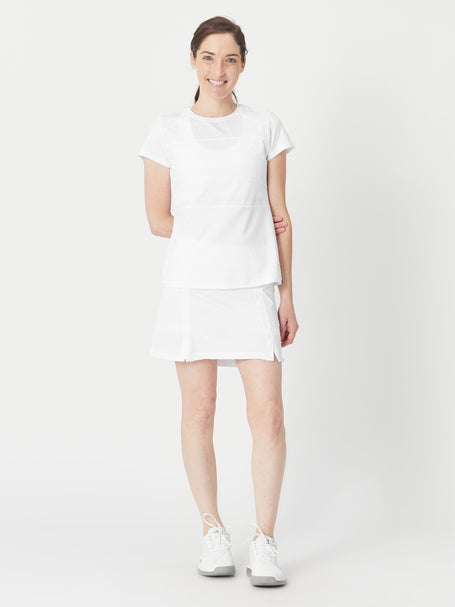Sofibella Womens White Racquet 14.5 Skirt