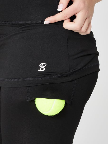 Sofibella Womens Warmer Skirt Legging - Black