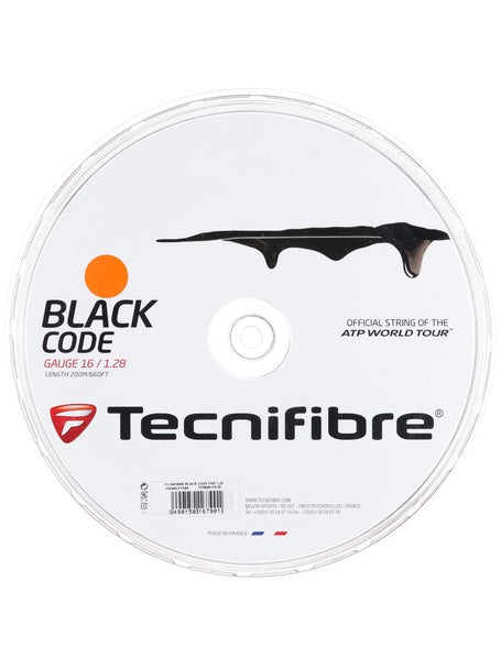 Tecnifibre Black Code 16/1.28 String Fire Reel - 660