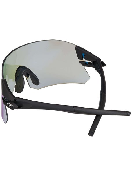 Tifosi Rail Sunglasses Black Blue Fototec