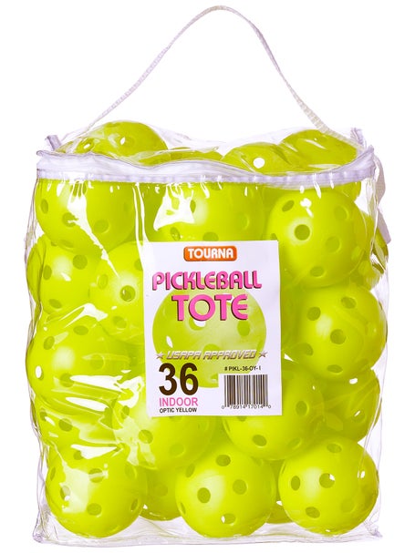 Tourna Indoor Pickleballs - Optic Yellow