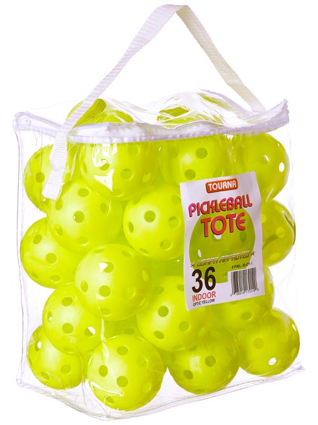 Tourna Indoor Pickleballs - Optic Yellow