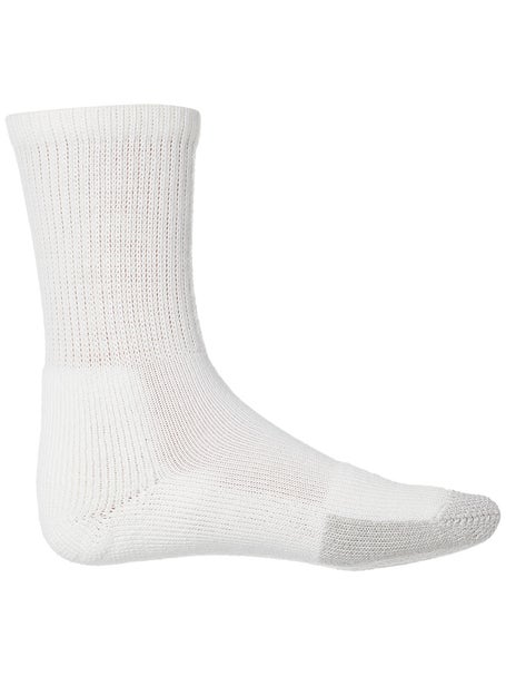Thorlo Max Cushion Crew Sock White 3-Pack