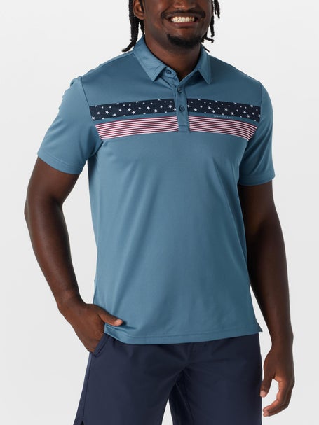 Travis Mathew Mens Good Good Patriot Polo