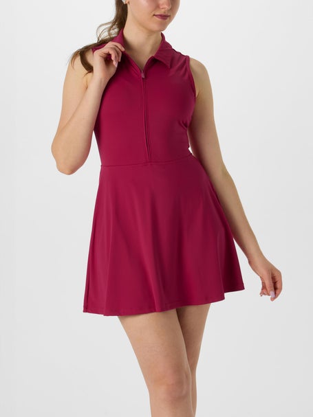 Travis Mathew Womens Summer Moveknit Zip Dress