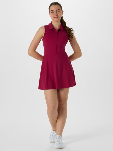 Travis Mathew Womens Summer Moveknit Zip Dress