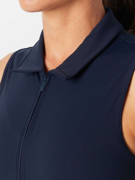 Travis Mathew Womens Moveknit Zip Dress - Navy