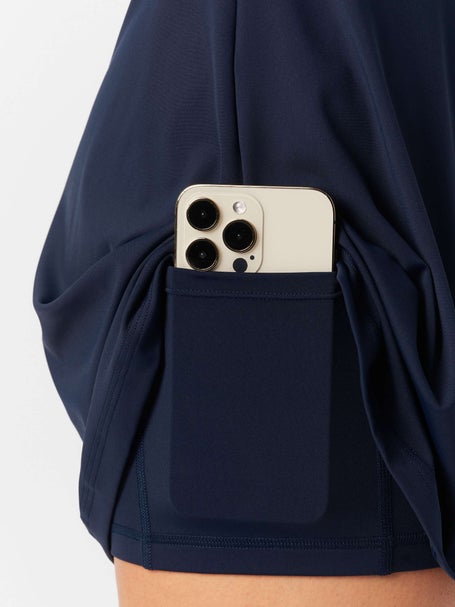 Travis Mathew Womens Moveknit Zip Dress - Navy