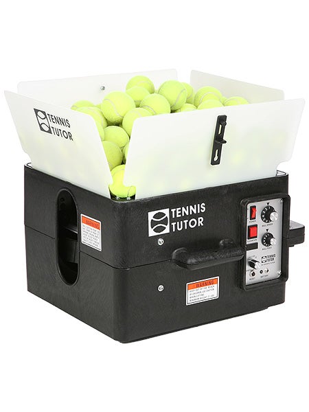 Tennis Tutor Ball Machine With Dual 2-Line