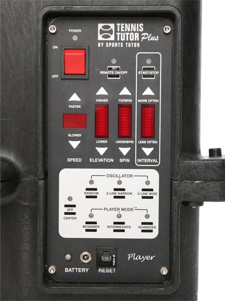 Tennis Tutor Plus Player Ball Mach. w/ 2B Remote