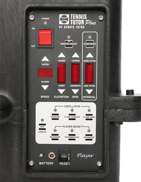 Tennis Tutor Plus Player Ball Machine AC/DC