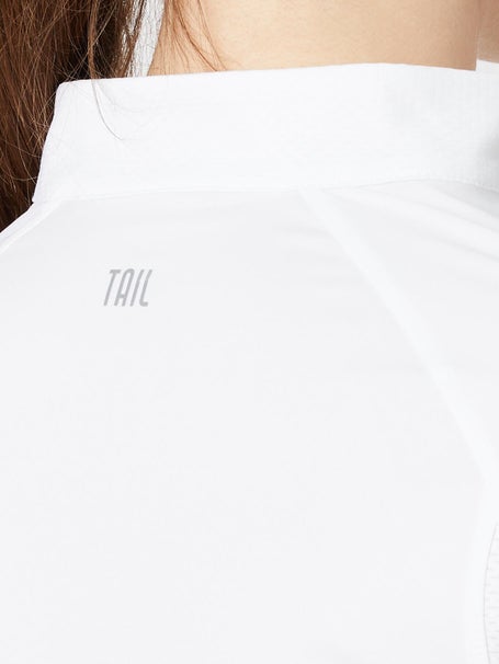 Tail Womens Essential Imelda 1/2 Zip LS - White