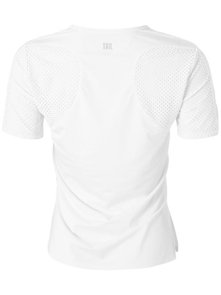 Tail Womens Essential Katy Short Sleeve - White