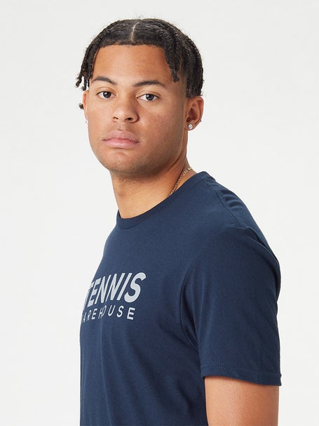 Tennis Warehouse Promo T-Shirt - Navy/Grey