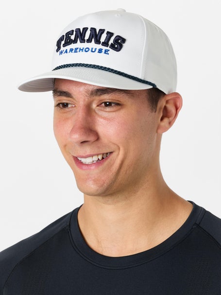 Tennis Warehouse Rope Hat - White/Navy