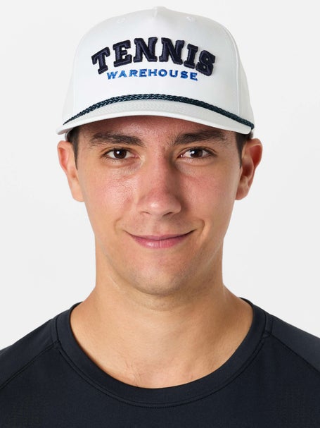 Tennis Warehouse Rope Hat - White/Navy