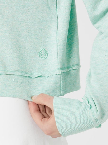 tasc Womens Spring Henley French Terry Sweatshirt