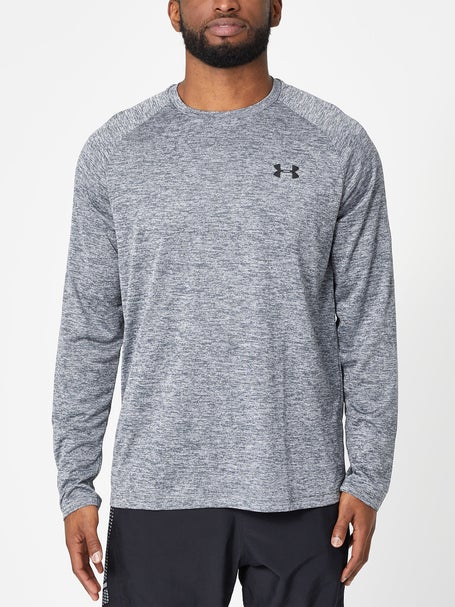 Under Armour Mens Core Tech LS Top - Grey