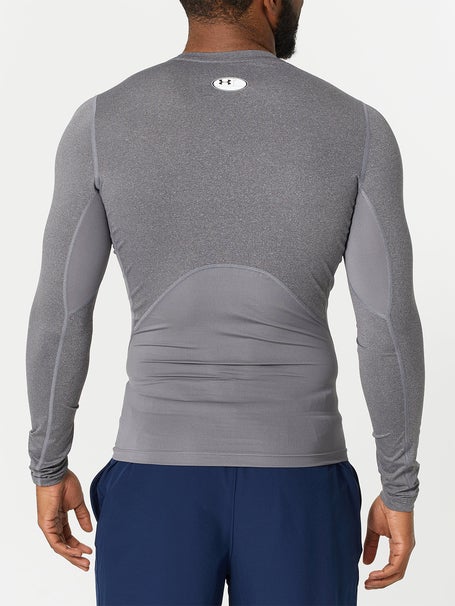 Under Armour Mens HeatGear Comp LS Top - Grey