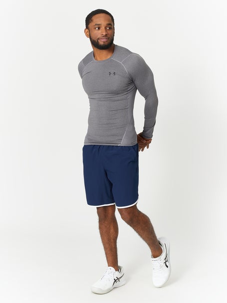 Under Armour Mens HeatGear Comp LS Top - Grey